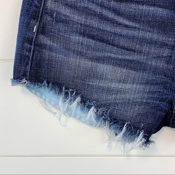American Eagle Hi-Rise Festival Cutoff Jean Shorts Size 2 - Picture 5 of 8